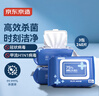 京东京造 75%酒精湿巾80片*3包 杀菌率99.9% 湿纸巾 卫生消毒湿巾纸 实拍图