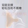 世喜乳盾新生儿奶盾 乳头保护罩乳贴矫正器 辅助喂奶嘴双层超薄两只装 实拍图