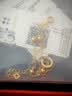 中国黄金（CHINA GOLD） 18k黄金环环相扣手链女款双环纪念老婆生日礼物情人节礼物送女友 【送女友】18K金环环相扣手链 约0.7g【品牌礼盒】 实拍图