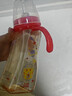 M&M吸管杯儿童喝奶杯防漏吸管奶瓶1-3岁-6岁进口PPSU耐摔学饮奶瓶 萌虎款 240ml +直饮嘴 实拍图