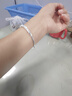 唯一（Winy）银手镯足银9999满天星镯子妈妈生日礼物纯银饰品送女友老婆款 实拍图