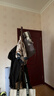 栖音阁实木衣架落地卧室衣帽架客厅挂衣服架子落地衣架家用立式挂包架 实拍图