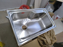 华帝（VATTI）水槽大单槽洗菜盆一体盆304不锈钢厨房水槽洗碗池台上中下安装 S1 实拍图