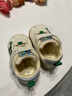 泰兰尼斯秋季童鞋女宝宝学步鞋软底机能鞋婴儿鞋子男童透气面包鞋白绿18码 实拍图
