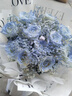 幽客玉品鲜花速递碎冰蓝玫瑰花束表白送女友老婆生日礼物全国同城配送 11朵碎冰蓝玫瑰花束—蓝色星辰 实拍图