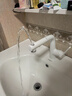 京东京造浴室面盆升降抽拉水龙头3功能冷热双控卫生间洗手盆洗脸盆白色 实拍图