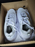 安踏男鞋运动鞋子男士秋冬季款皮面防泼水透气轻便软底白色跑步休闲鞋 【皮面防泼水神器】安踏白/灰-4 42.5 实拍图