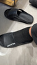 回力居家男士拖鞋室内外穿不易滑臭沙滩凉拖鞋HL02331黑色44-45码 实拍图