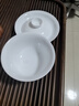 景德镇（jdz）陶瓷茶具白瓷三才盖碗家用办公泡茶杯中式简约纯色茶碗礼物初见 实拍图