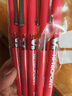 百乐（PILOT）BX-V5红色中性笔0.5mm直液式走珠笔签字笔小v5学生考试刷题水笔高颜值文具套装 6支 实拍图
