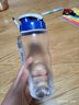 乐扣乐扣（LOCK&LOCK）夏季塑料水杯户外便携式提绳水杯手提式大容量塑料壶700ML透明 实拍图