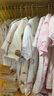 童泰0-6个月婴儿连体衣秋冬季新生纯棉宝宝衣服偏开哈衣夹棉爬服 棕色 59cm (建议1-3个月身高55-60cm) 实拍图