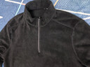 迪卡侬男式山地徒步摇粒绒保暖夹克MH100 黑色 4094318 L 实拍图