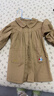 JELLYBABY外套女童秋季风衣卡其色儿童大衣长款宝宝外套衣服童装 卡其 110 实拍图