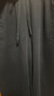森马（Semir）休闲裤女春季松紧腰抽绳阔腿裤女生显瘦ins慵懒卫裤101125127009A 实拍图