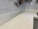 梓晨【耐高温透明可包边】厨房防油贴纸灶台面保护膜大理石英石保护膜 防烫耐高温-加厚水晶膜【撕下不留胶】 70cmX2米【送工具】 实拍图