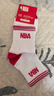 NBA袜子女士中筒休闲运动袜四季弹性袜口吸汗透气亲肤精梳棉袜5双 实拍图