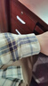 优衣库男女装法兰绒格子衬衫长袖衬衣薄外套481225 480770 481225/30浅米色 XS 实拍图