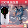 彩虹双人自动断电智能定时双温双控除螨无纺布电热毯电褥子1.8*1.5米 实拍图
