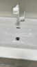 九牧（JOMOO）冷热洗脸盆水龙头面盆抽拉式双水花一键止水卫生间洗手盆浴室柜 【可升降】32399雅白 实拍图