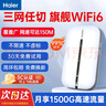 海尔随身wifi可移动无线wifi6免插卡随行便携式车载4g无限路由器支持5G/4G设备上网全国通用流量2025款 实拍图