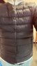 网易严选90鸭绒轻薄羽绒服保暖0压感排骨羽绒内胆防泼水蓄热抗菌外套 A款25新品90鲜绒无领-水墨黑 XL 实拍图
