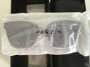 帕森（PARZIN）太阳镜男 复古方框情侣太阳眼镜 轻盈TR墨镜女潮流驾驶镜 PZ91623 实拍图