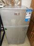 志高（CHIGO）小冰箱迷你小型家用冷藏冷冻两用宿舍出租房用双门办公室电冰箱节能省电 【一级能效】76L银色【三天约一度电】 实拍图
