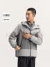 森马（Semir）冲锋衣男户外三防夹克秋情侣连帽外套夹克上衣 灰色调00322 L 实拍图