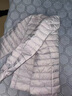 鸭鸭（YAYA）佟丽娅同款轻薄羽绒服女新款冬季短款圆领内胆修身时尚薄外套男 浅灰色【女款无领】 XL 实拍图