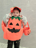 甜蜜点万圣节服装儿童男女孩cosplay服饰装扮南瓜服披风演出道具装饰 实拍图