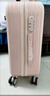 袋鼠（KANGAROO）行李箱男大学生小清新女拉杆箱高颜值万向轮旅行箱多功能密码皮箱 茱萸粉【升级多功能】 22英寸 【小尺寸无侧提】 实拍图