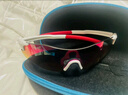 高特跑步眼镜马拉松男士女士高清户外运动太阳镜变色墨镜黑框黑红膜 实拍图