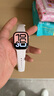 Apple/苹果 Watch Series 10 智能手表GPS款42毫米玫瑰金色铝金属表壳淡桃粉色运动型表带S/M MX1R3CH/B 实拍图