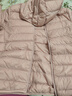 真维斯（Jeanswest）羽绒服2025冬季连帽轻薄短款外套白鸭绒保暖舒适粉色XL 实拍图