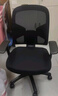 得力（deli）4900S 人体工学靠背办公椅/电脑椅/职员椅 可升降转椅舒棉坐垫 黑 实拍图