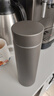 双层纯钛保温杯闷泡杯子泡茶经典商务直杯茶水分离杯养生礼盒批发 480毫升特价喷砂 480ml 实拍图