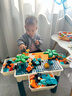 斯纳恩（Snaen）儿童积木桌大颗粒拼装玩具多功能学习游戏结实3-6岁男女孩子礼物 实拍图