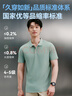 京东京造【100系列云感速干】运动短袖Polo衫男跑步健身户外 苔藓绿2.0  实拍图