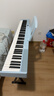 特伦斯折叠钢琴88键便携式电钢琴成人儿童电子琴重力度键盘V30pro家用 梦幻紫+专用琴包+Z型琴架 实拍图