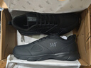 361°运动鞋男鞋秋冬季透气网面跑鞋黑色通勤轻质户外慢跑步鞋 曜石黑/烟灰【皮革面防泼水】 44 实拍图