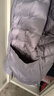 鸭鸭（YAYA）轻薄羽绒服男短款秋冬新款男士立领保暖防寒轻便外套KX 浅灰色 2XL 185 实拍图