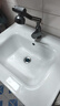 凯蒂芙（KAIDIFU）陶瓷一体盆套装太空铝合金蜂窝铝洗脸盆柜奶油简约悬挂全铝洗漱台 61cm【普通镜柜】感应灯光 陶瓷一体盆 实拍图