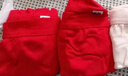 三枪（THREEGUN）女士内裤女纯棉高腰大码新疆棉纯色全棉裆透气弹力三角裤头3条装 组合2 （妃+大红+大红） 3条 3XL (180/105) 实拍图
