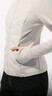 UR2025秋季新款女装休闲简约绗缝收腰羽绒服外套UWM150038 浅灰 XL 实拍图