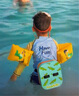 swimbobo儿童游泳手臂圈宝宝游泳圈水袖漂泳圈儿童游泳装备BO1100蓝色恐龙 实拍图