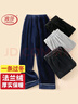 浪莎睡裤男士长裤冬季法兰绒暖暖加绒加厚珊瑚绒睡衣裤子家居裤蓝XL 实拍图