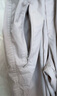 优衣库女装休闲廓形长裤/系腰带弯刀镰刀裤子481028 481028/02浅灰色 3XL 实拍图