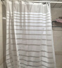 京东京造浴帘防霉系列卫生间加厚宽防水遮光洗澡淋浴室隔断窗帘160*180cm 实拍图