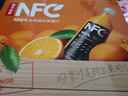 农夫山泉100%纯果汁NFC橙汁900ml*4瓶整箱礼盒装鲜果冷压榨0添加剂饮料 实拍图